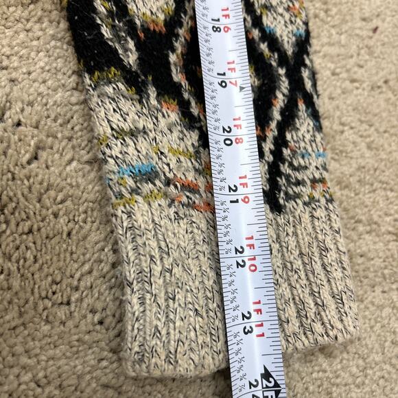 Mintee 16 Long Knit Zip Up Hooded Cardigan Women's S Aztec Southwestern Boho - Picture 10 of 13